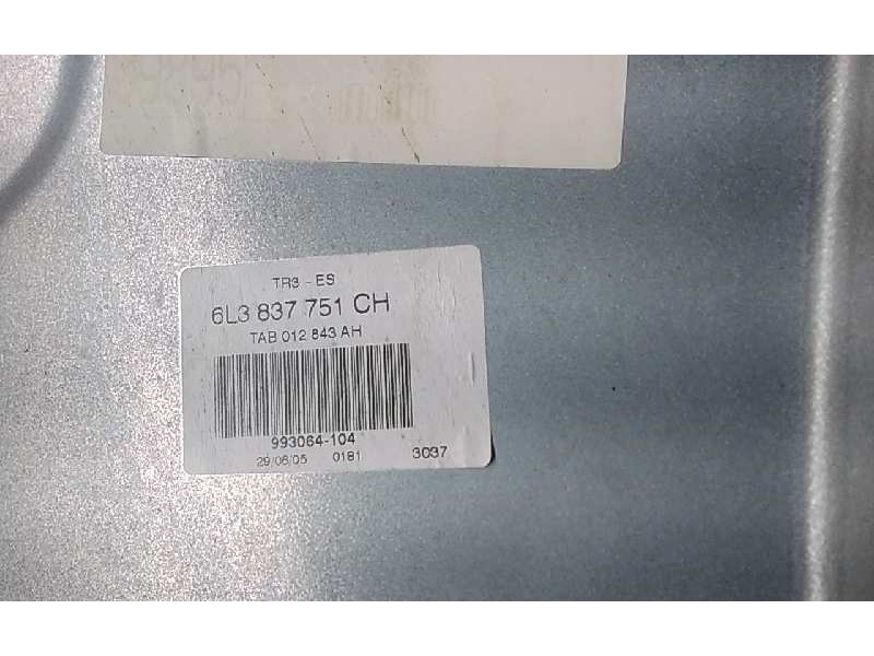Recambio de elevalunas delantero izquierdo para seat ibiza (6l1) reference referencia OEM IAM 6L3837751CH  