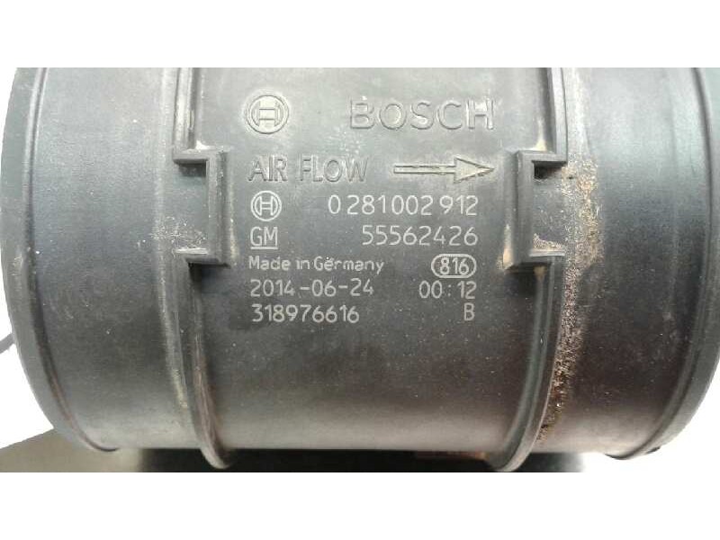 Recambio de caudalimetro para opel astra j gtc sportive referencia OEM IAM 0281002912 55562426 318976616