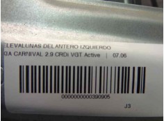Recambio de elevalunas delantero izquierdo para kia carnival 2.9 crdi vgt active referencia OEM IAM    2