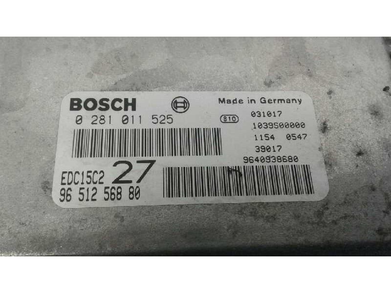 Recambio de centralita motor uce para peugeot 206 berlina xs referencia OEM IAM 0281011525  