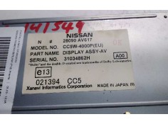 Recambio de pantalla multifuncion para nissan primera berlina (p12) acenta referencia OEM IAM 28090AV617   2