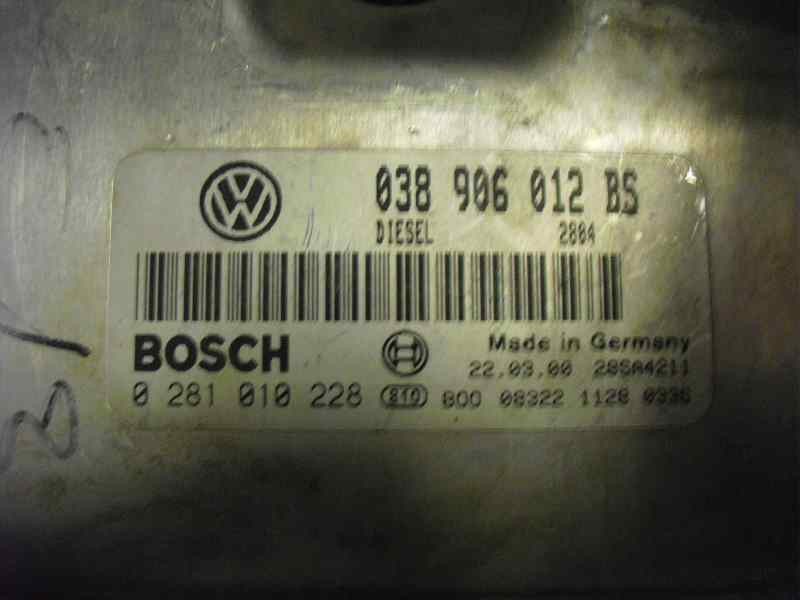 Recambio de centralita motor uce para seat leon (1m1) 1.9 tdi referencia OEM IAM 0281010228 329 24899