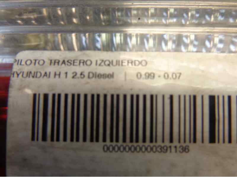 Recambio de piloto trasero izquierdo porton para hyundai h 1 h 1 furg.caja cerr.c. puerta referencia OEM IAM   