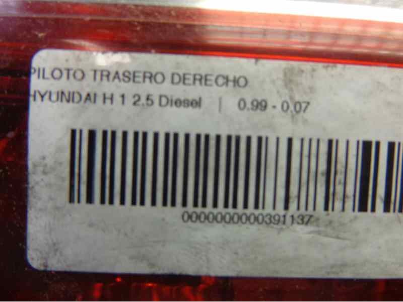 Recambio de piloto trasero derecho porton para hyundai h 1 h 1 furg.caja cerr.c. puerta referencia OEM IAM   