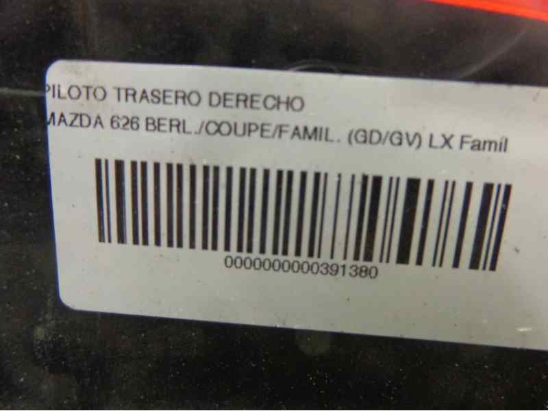 Recambio de piloto trasero derecho para mazda 626 berl./coupe/famil. (gd/gv) lx familiar (gv) referencia OEM IAM 8DG451150B  