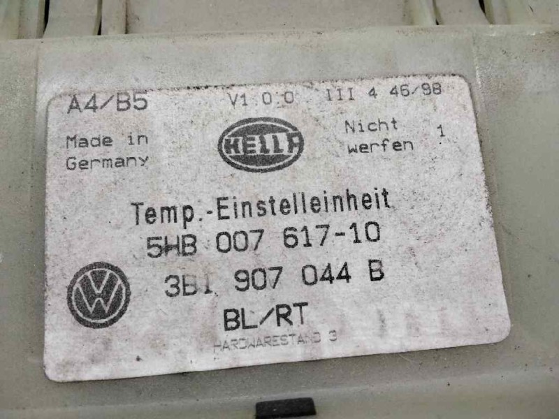 Recambio de mando climatizador para volkswagen passat berlina (3b2) 1.9 tdi referencia OEM IAM 3B1907044B  