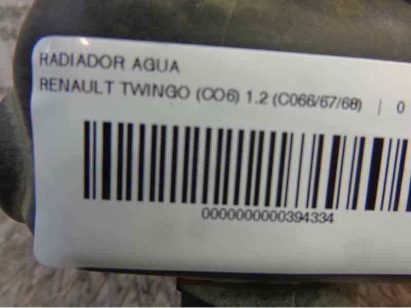 Recambio de radiador agua para renault twingo (co6) 1.2 (c066/67/68) referencia OEM IAM   