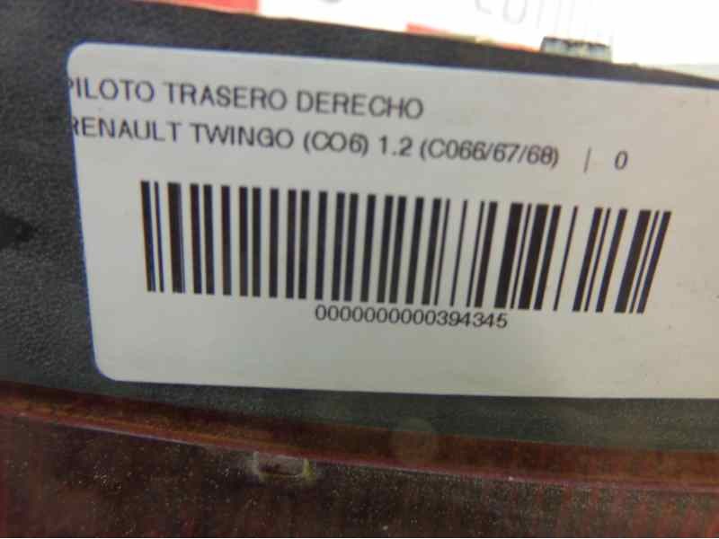 Recambio de piloto trasero derecho para renault twingo (co6) 1.2 (c066/67/68) referencia OEM IAM   