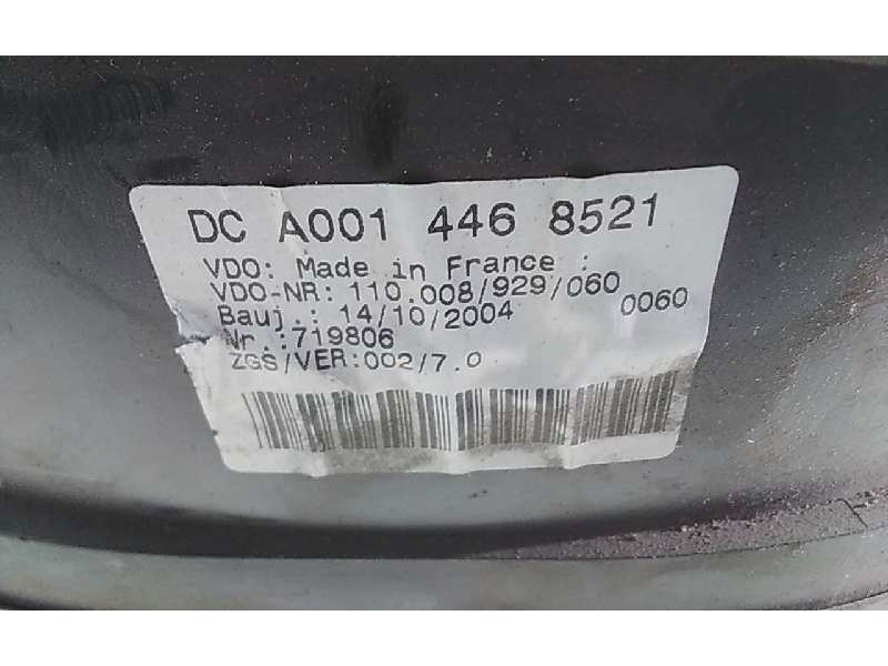 Recambio de cuadro instrumentos para mercedes sprinter 02.00  caja cerrada, techo elevado 311 cdi (903.663) referencia OEM IAM A