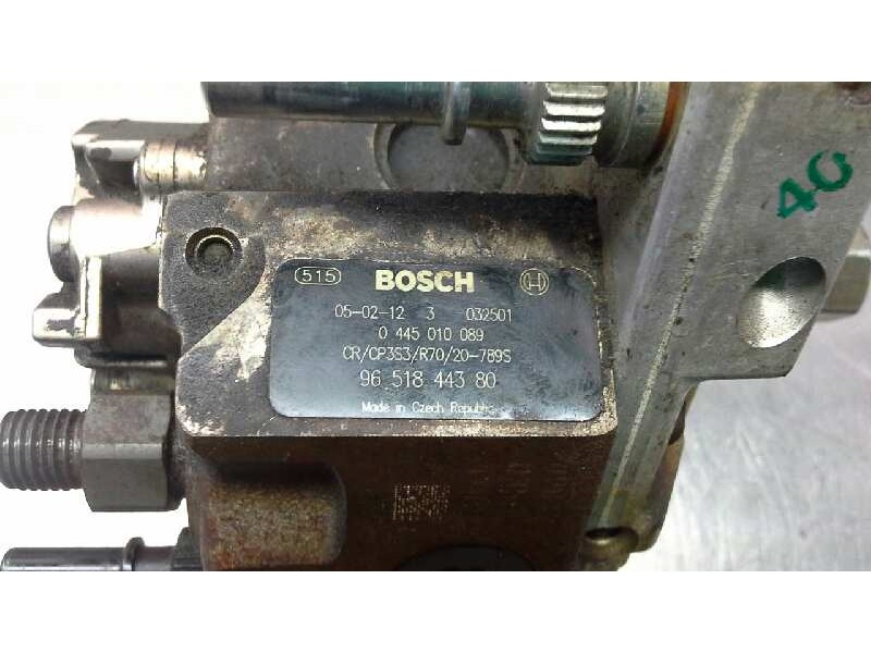 Recambio de bomba inyeccion para citroen xsara picasso 1.6 16v hdi fap referencia OEM IAM 0446010089 BOSCH 126287