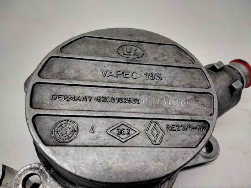 Recambio de depresor freno / bomba vacio para renault espace iv (jk0) 2.2 dci turbodiesel referencia OEM IAM B23020554 LUK 12630