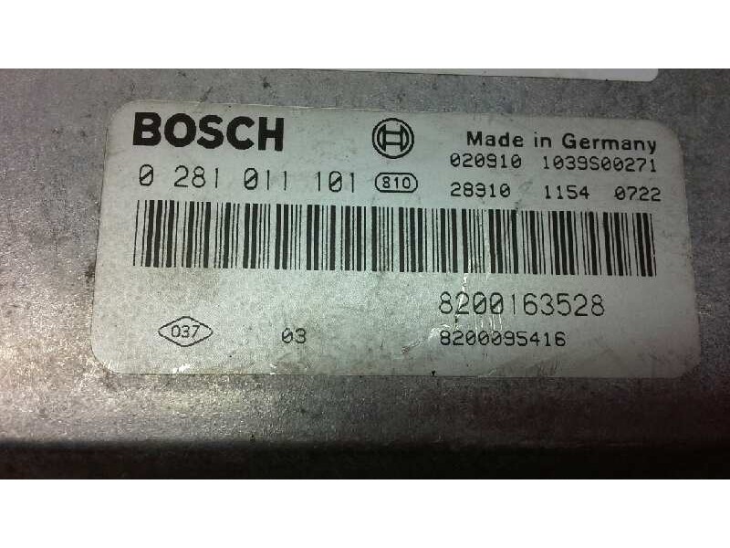 Recambio de centralita motor uce para renault laguna ii (bg0) dynamique referencia OEM IAM  293 