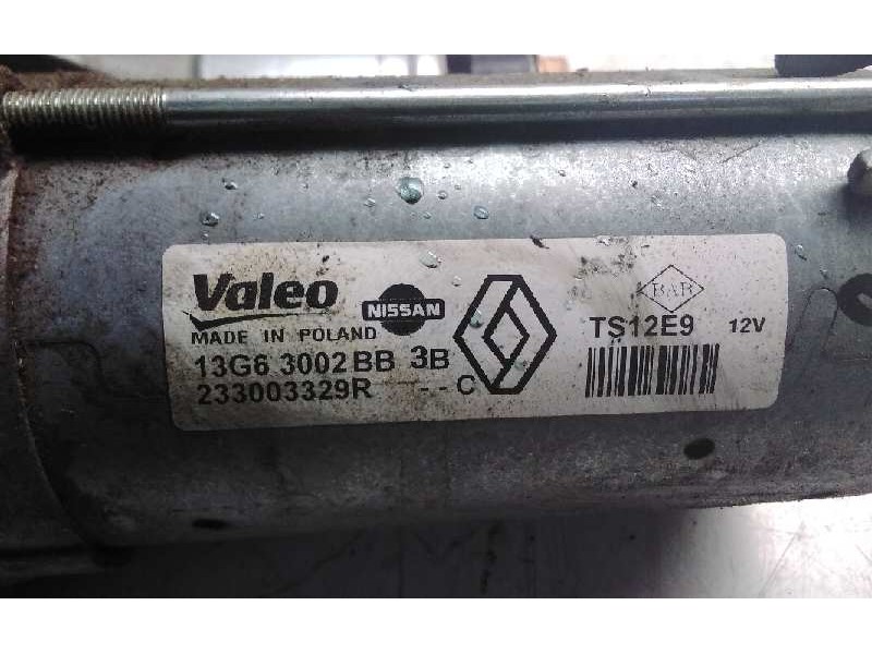 Recambio de motor arranque para nissan nv 200 (m20) 1.5 dci cat referencia OEM IAM 13G63002BB3B  