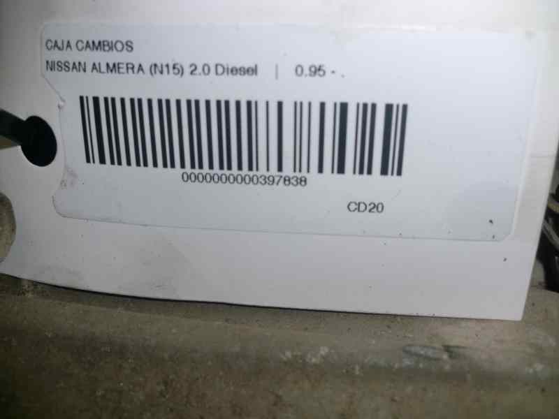 Recambio de caja cambios para nissan almera (n15) 2.0 diesel referencia OEM IAM 57J-1  