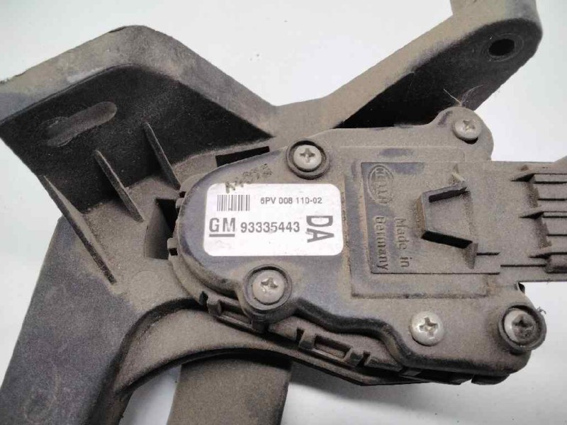 Recambio de pedal acelerador para opel meriva 1.7 16v dti cat (y 17 dt / lr6) referencia OEM IAM 9335443  126530
