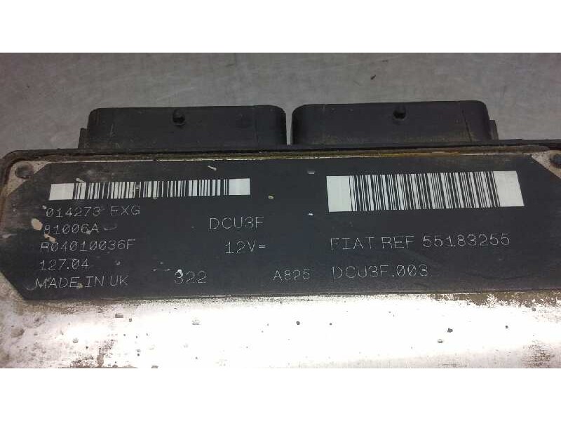 Recambio de centralita motor uce para fiat doblo cargo (223) 1.9 d furg. referencia OEM IAM 55183255 197 