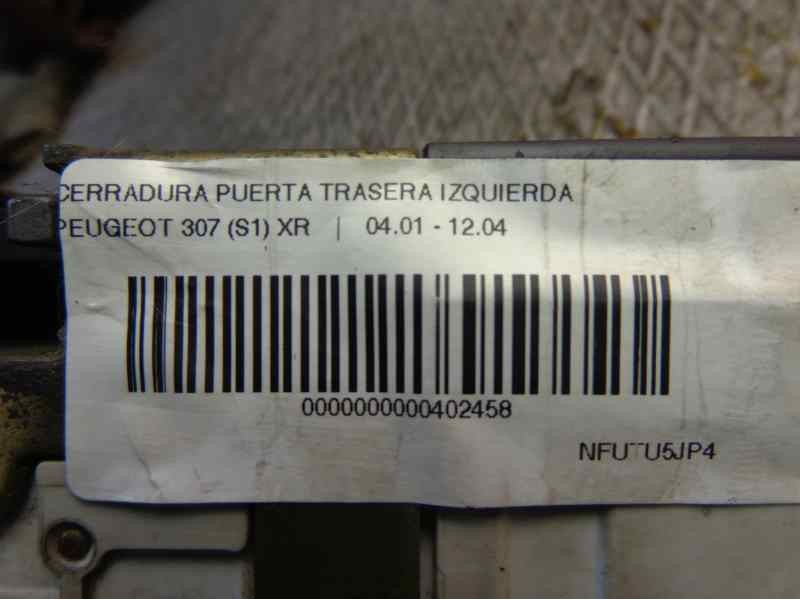 Recambio de cerradura puerta trasera izquierda para peugeot 307 (s1) xr referencia OEM IAM 913786  