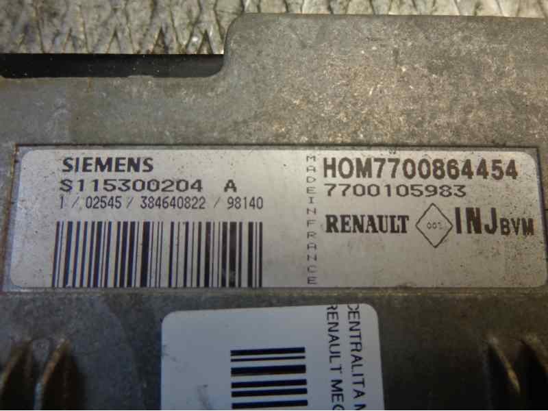 Recambio de centralita motor uce para renault megane i berlina hatchback (ba0) 1.6 referencia OEM IAM 5115300204A 260 