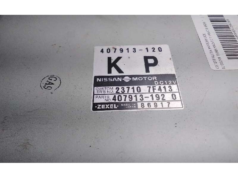 Recambio de centralita motor uce para nissan terrano/terrano.ii (r20) referencia OEM IAM 407913  