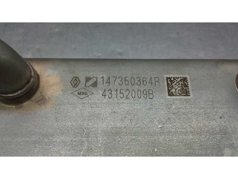 Recambio de enfriador de gases para nissan qashqai (j10) 1.5 dci turbodiesel cat referencia OEM IAM 147350364R 43152009B 