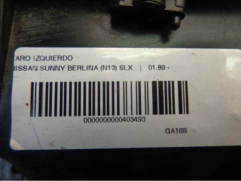 Recambio de faro izquierdo para nissan sunny berlina (n13) slx referencia OEM IAM   