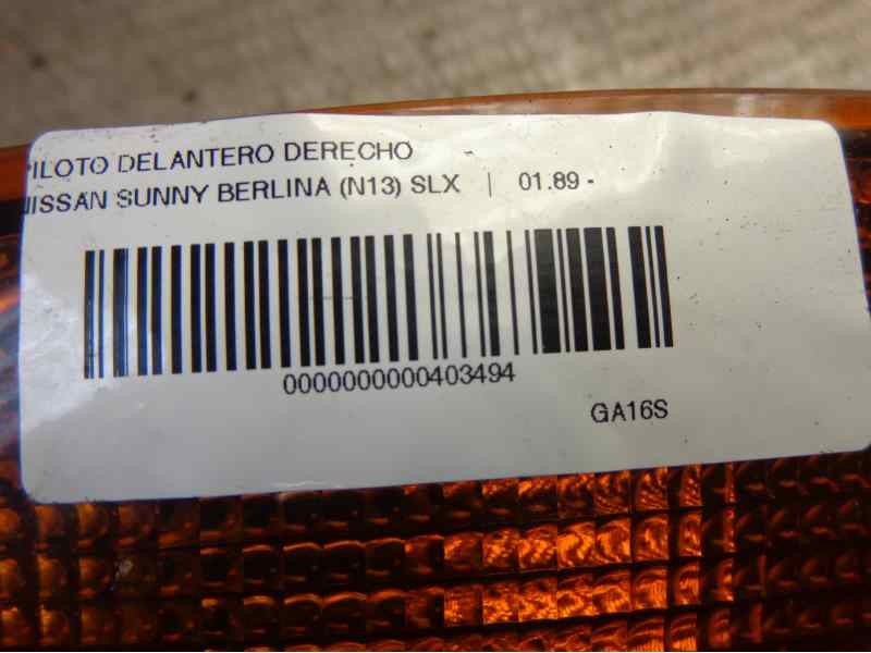 Recambio de piloto delantero derecho para nissan sunny berlina (n13) slx referencia OEM IAM   