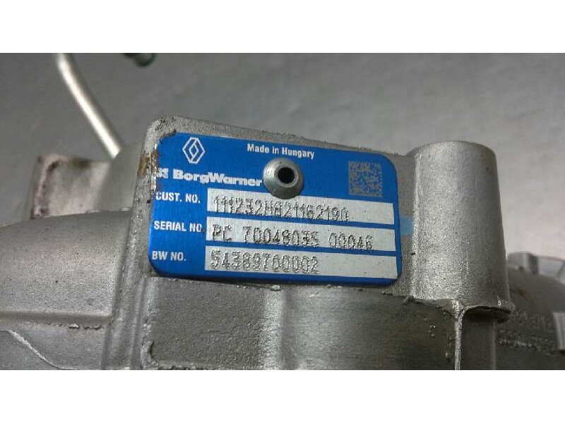 Recambio de turbocompresor para nissan qashqai (j10) 1.5 dci turbodiesel cat referencia OEM IAM 54389700002 111232H821162190 