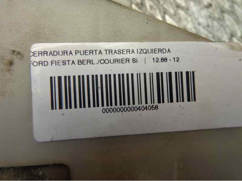 Recambio de cerradura puerta trasera izquierda para ford fiesta berlina 1.25 (55kw) 16v referencia OEM IAM   