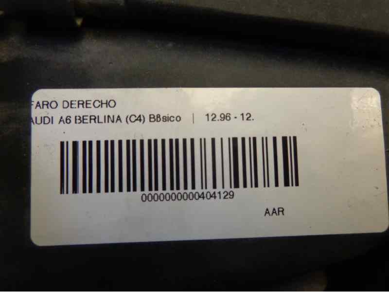 Recambio de faro derecho para audi a6 berlina (c4) 2.3 referencia OEM IAM   