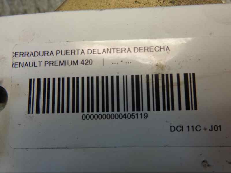 Recambio de cerradura puerta delantera derecha para renault premium 420 referencia OEM IAM   