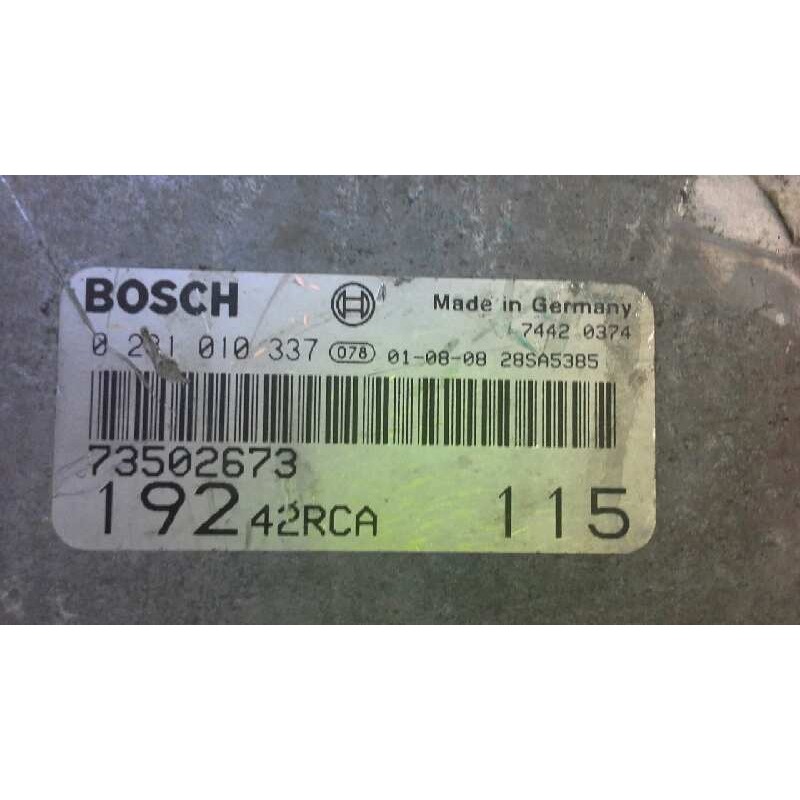 Recambio de centralita motor uce para fiat stilo (192) 1.9 jtd / 1.9 jtd 115 active referencia OEM IAM 0231010337 192 
