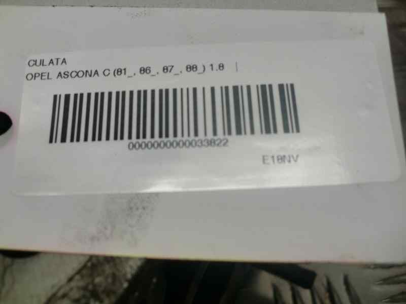 Recambio de culata para opel ascona c 1.8 referencia OEM IAM 18E13056  13345