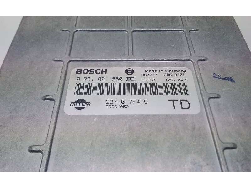 Recambio de centralita motor uce para nissan terrano/terrano.ii (r20) referencia OEM IAM 0281001550  