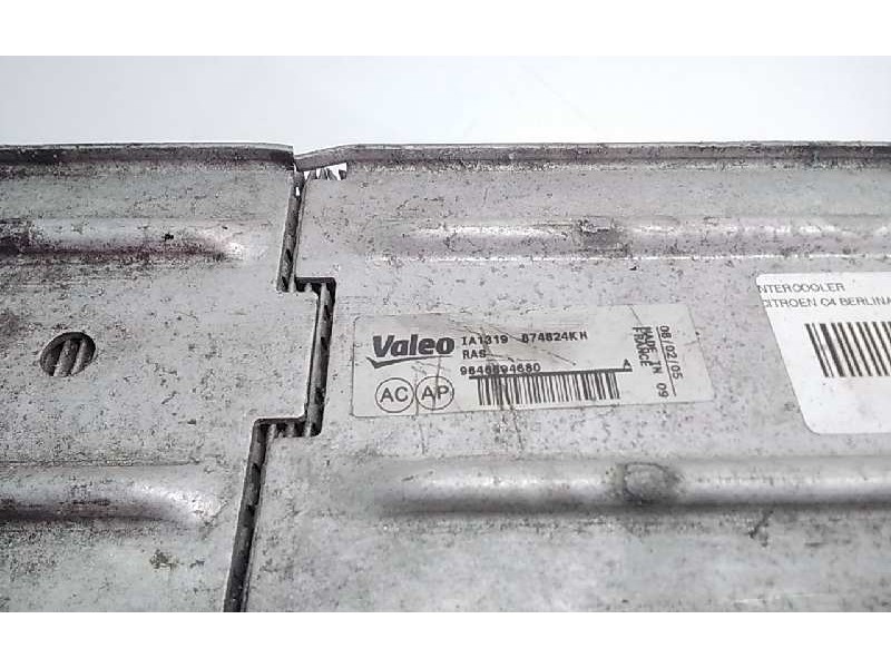 Recambio de intercooler para citroen c4 berlina collection referencia OEM IAM 9646694680 VALEO 