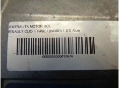 Recambio de centralita motor uce para renault clio ii fase i (b/cbo) 1.9 d alize referencia OEM IAM R04080009F 264  2