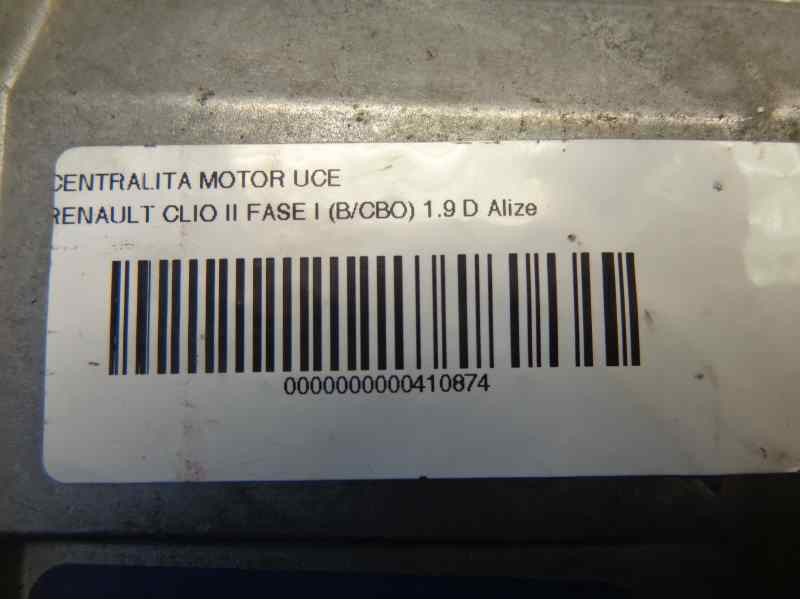 Recambio de centralita motor uce para renault clio ii fase i (b/cbo) 1.9 d alize referencia OEM IAM R04080009F 264 