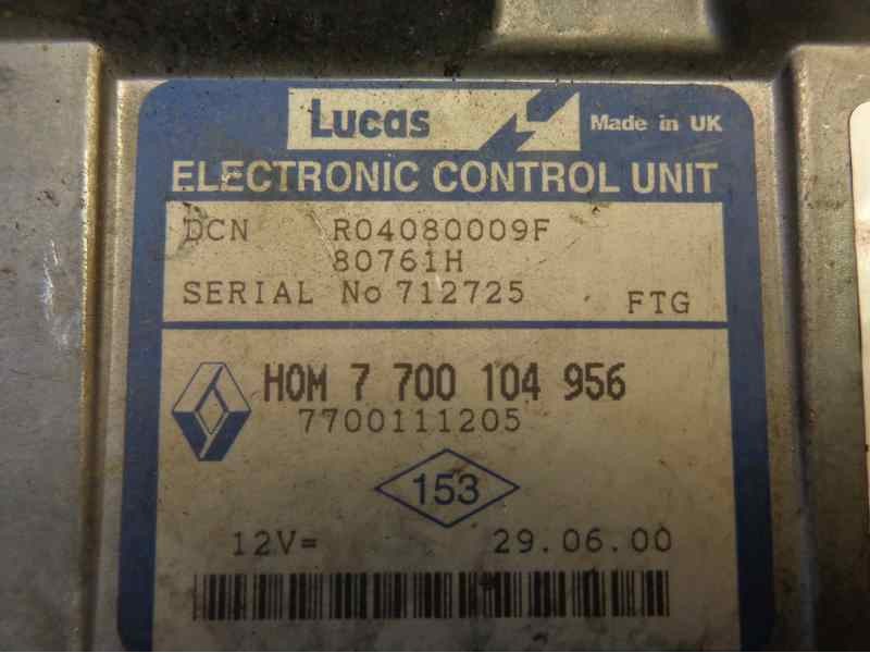 Recambio de centralita motor uce para renault clio ii fase i (b/cbo) 1.9 d alize referencia OEM IAM R04080009F 264 