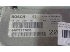 Recambio de centralita motor uce para lancia y10 junior referencia OEM IAM 0261200716   2