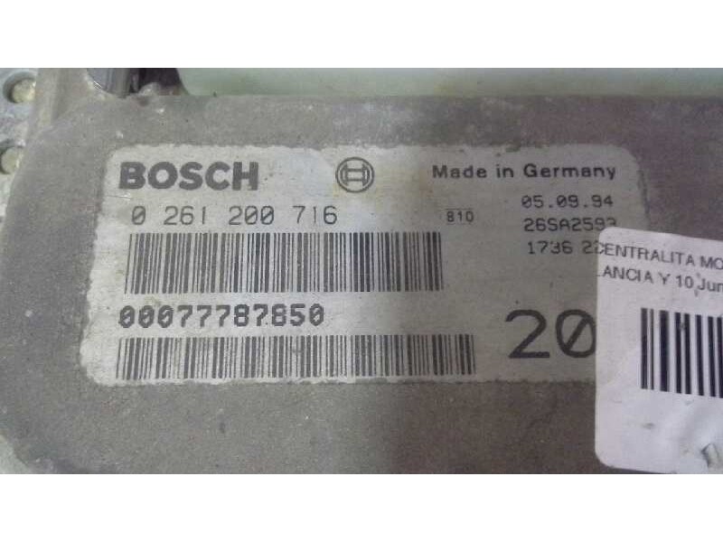 Recambio de centralita motor uce para lancia y10 junior referencia OEM IAM 0261200716  