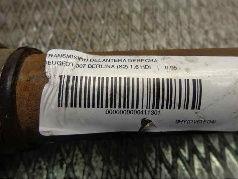 Recambio de transmision delantera derecha para peugeot 307 berlina (s2) 1.6 hdi referencia OEM IAM 9637117880  