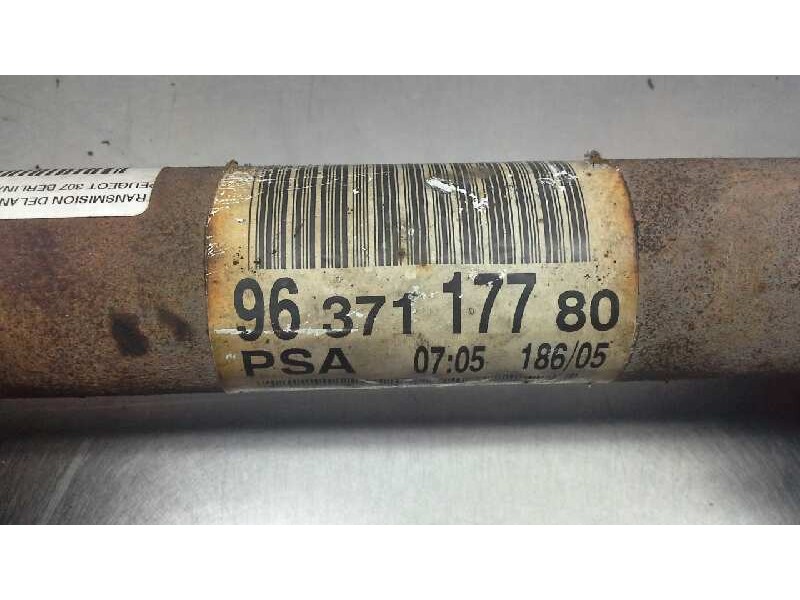 Recambio de transmision delantera izquierda para peugeot 307 berlina (s2) 1.6 hdi referencia OEM IAM 9637117780  