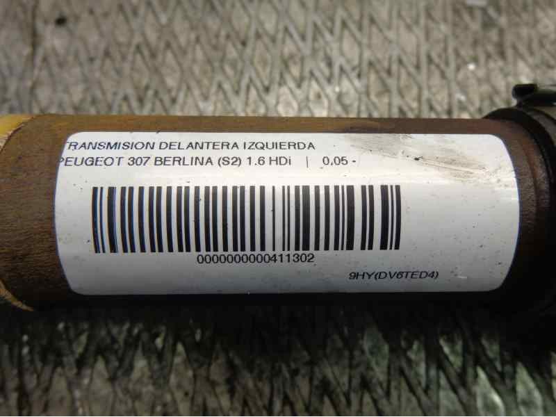 Recambio de transmision delantera izquierda para peugeot 307 berlina (s2) 1.6 hdi referencia OEM IAM 9637117780  
