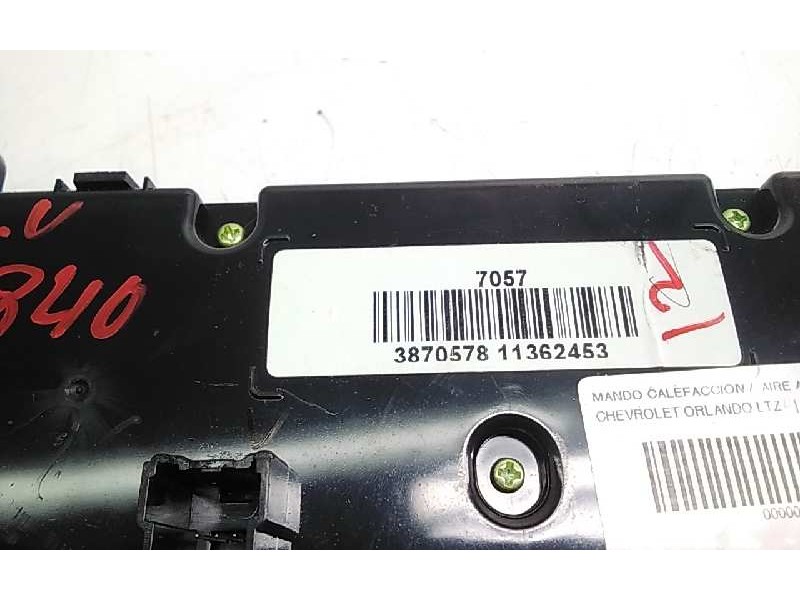 Recambio de mando calefaccion / aire acondicionado para chevrolet orlando ltz referencia OEM IAM 387057811362453  