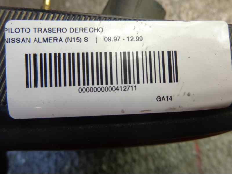 Recambio de piloto trasero derecho para nissan almera (n15) s referencia OEM IAM 265502N327  