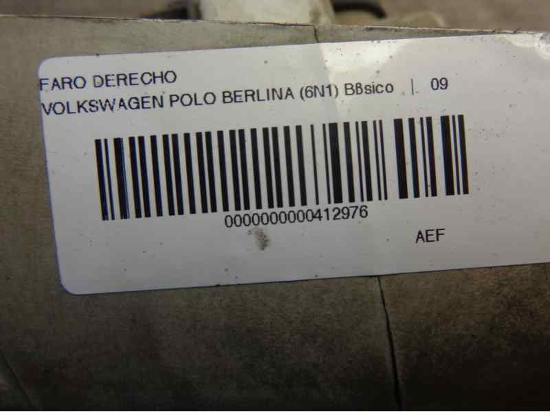 Recambio de faro derecho para volkswagen polo berlina (6n1) 1.9 diesel referencia OEM IAM   