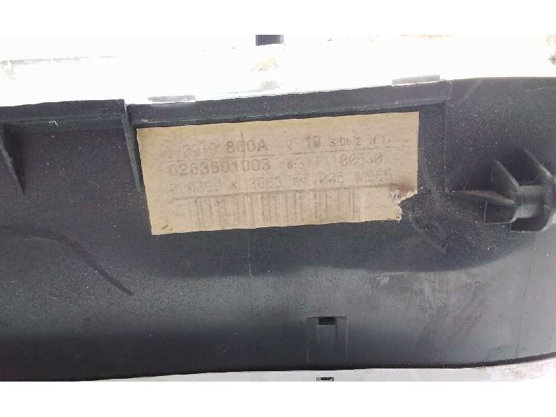Recambio de cuadro instrumentos para seat arosa (6h1) select referencia OEM IAM 0262601003  