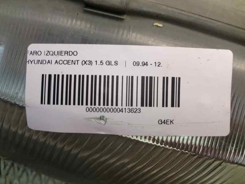 Recambio de faro izquierdo para hyundai accent (x3) 1.5 gls referencia OEM IAM   