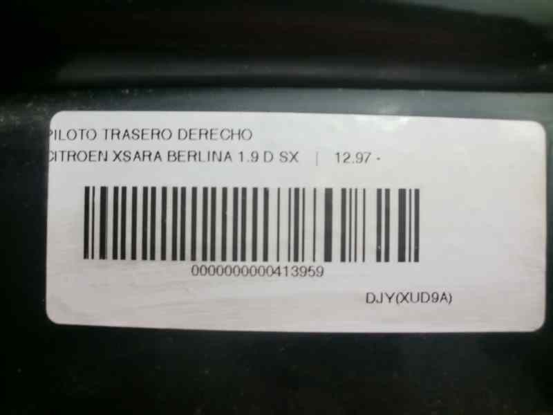 Recambio de piloto trasero derecho para citroen xsara berlina 1.9 d sx referencia OEM IAM 6351J5  