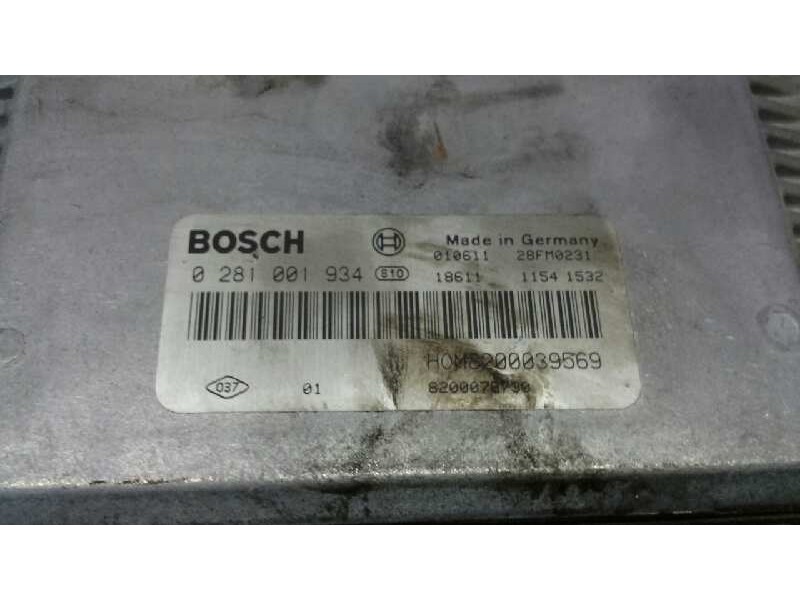 Recambio de centralita motor uce para renault megane i coupe fase 2 (da..) 1.9 dci sportway referencia OEM IAM 8200070790 199 