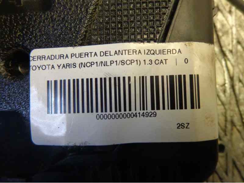 Recambio de cerradura puerta delantera izquierda para toyota yaris (ncp1/nlp1/scp1) 1.3 cat referencia OEM IAM   